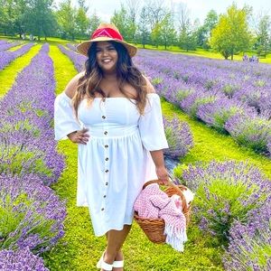 Dress In White Linen